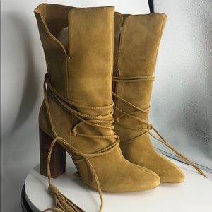 Zara Tan/Camel ankle boots